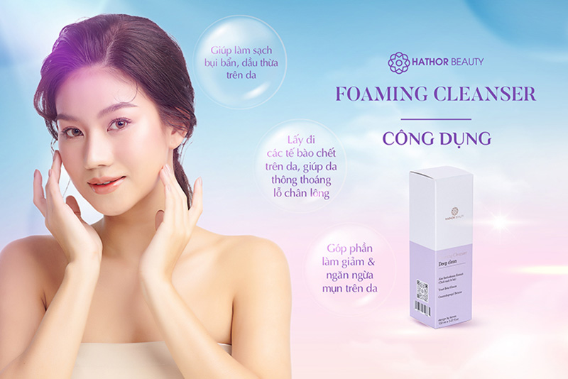 FOAMING CLEANSER 7 công dụng foaming cleanser