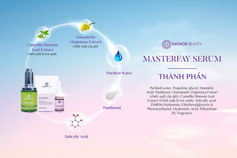 thành phần masterfay serum