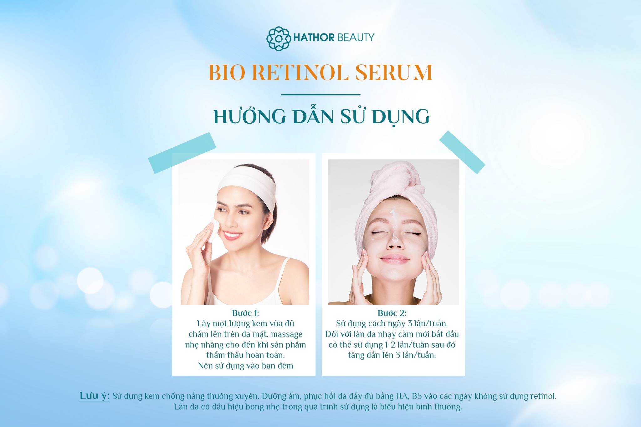 BIO RETINOL SERUM 7 cách sử dụng của bio retinol serum