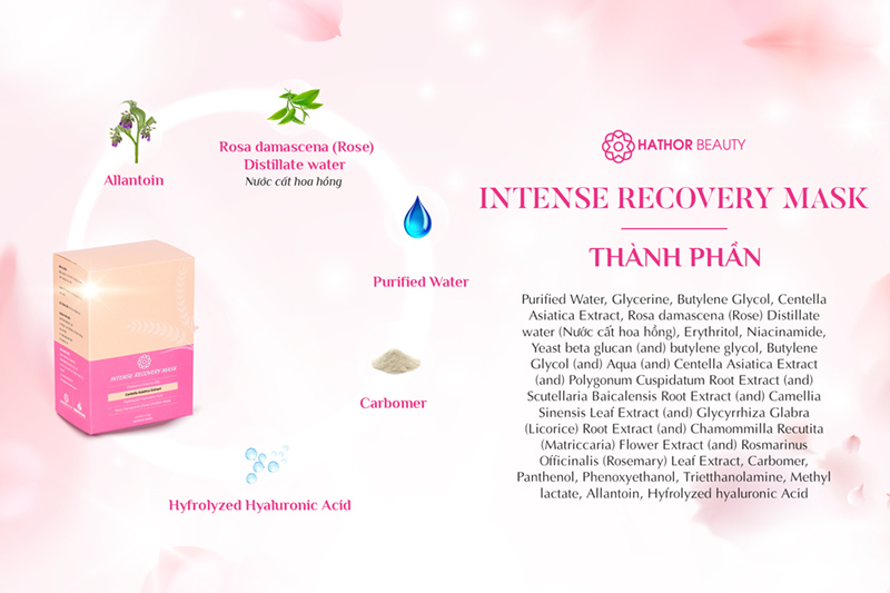 INTENSE RECOVERY MASK 5 thành phần intense recovery mask