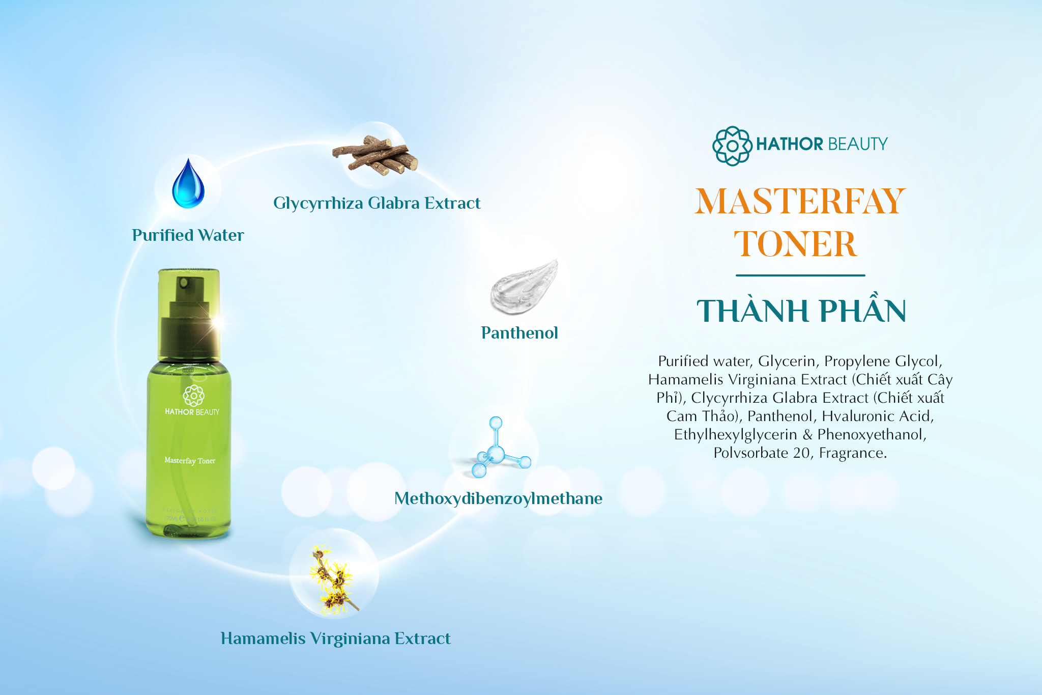 thành phần của masterfay toner