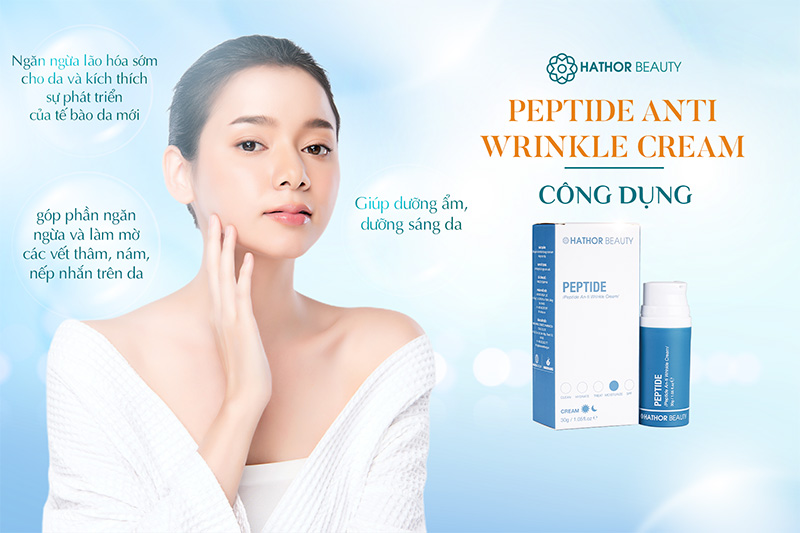 công dụng của peptide anti wrinkle cream