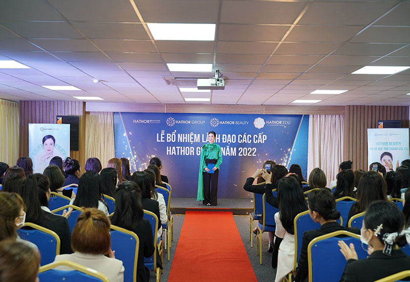 Hathor Group long trọng tổ chức buổi lễ khai xuân đầu năm và lễ bổ nhiệm lãnh đạo các cấp năm 2022 2 chương trình khai xuân đầu năm 2